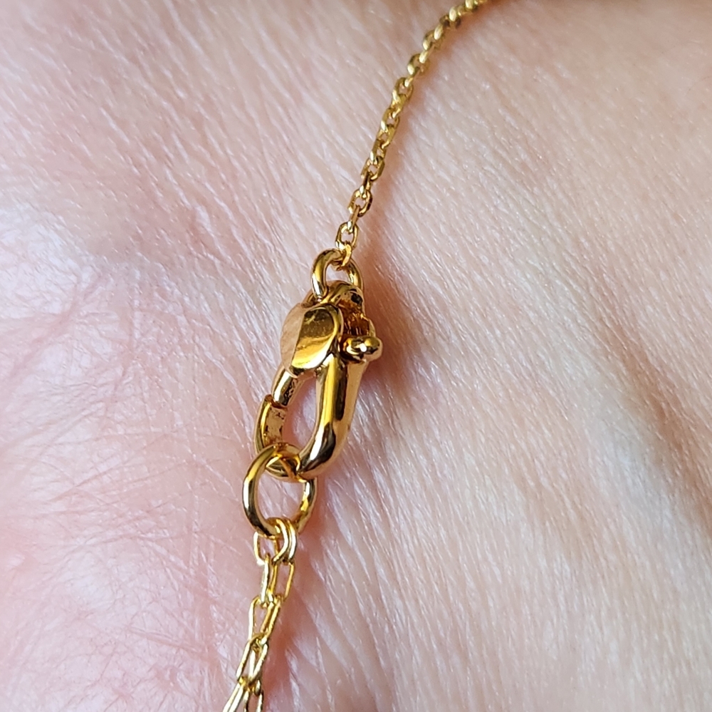 Kate Spade Bracelet Gold Brass Multicolored Cubic Zirconia NWT - Picture 5 of 7